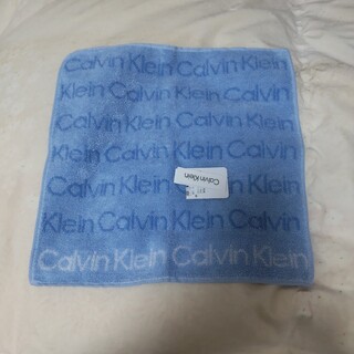 カルバンクライン(Calvin Klein)のカルバンクライン タオルハンカチ ブルー(ハンカチ/ポケットチーフ)