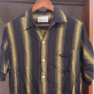 ワコマリア(WACKO MARIA)のWACKO MARIA 22SSSTRIPED OPEN COLLAR XL(シャツ)