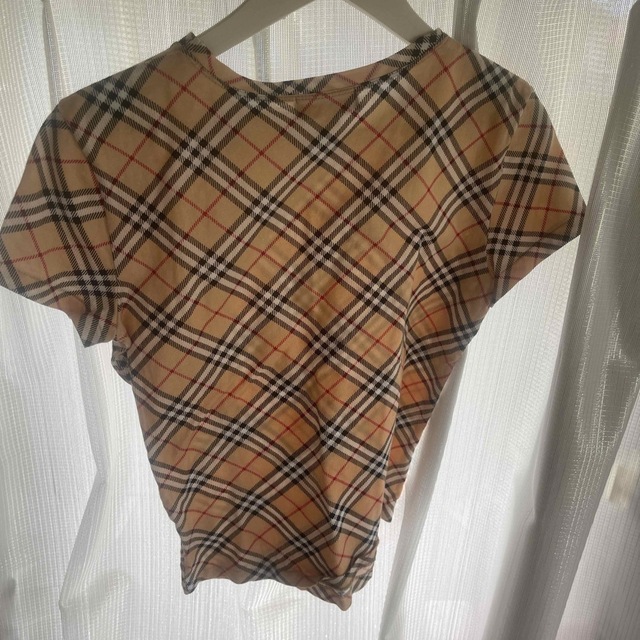 BURBERRY(バーバリー)のBurberry チェックTシャツ レディースのトップス(Tシャツ(半袖/袖なし))の商品写真