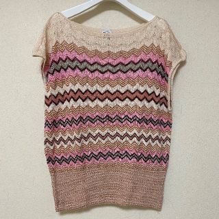 ミッソーニ(MISSONI)のM Missoni エムミッソーニ  サマーニット  38 ピンク(ニット/セーター)