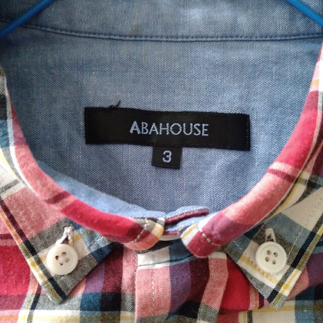 ABAHOUSE(アバハウス)のABAHOUSE　アバハウス　チェック　半袖　シャツ メンズのトップス(シャツ)の商品写真