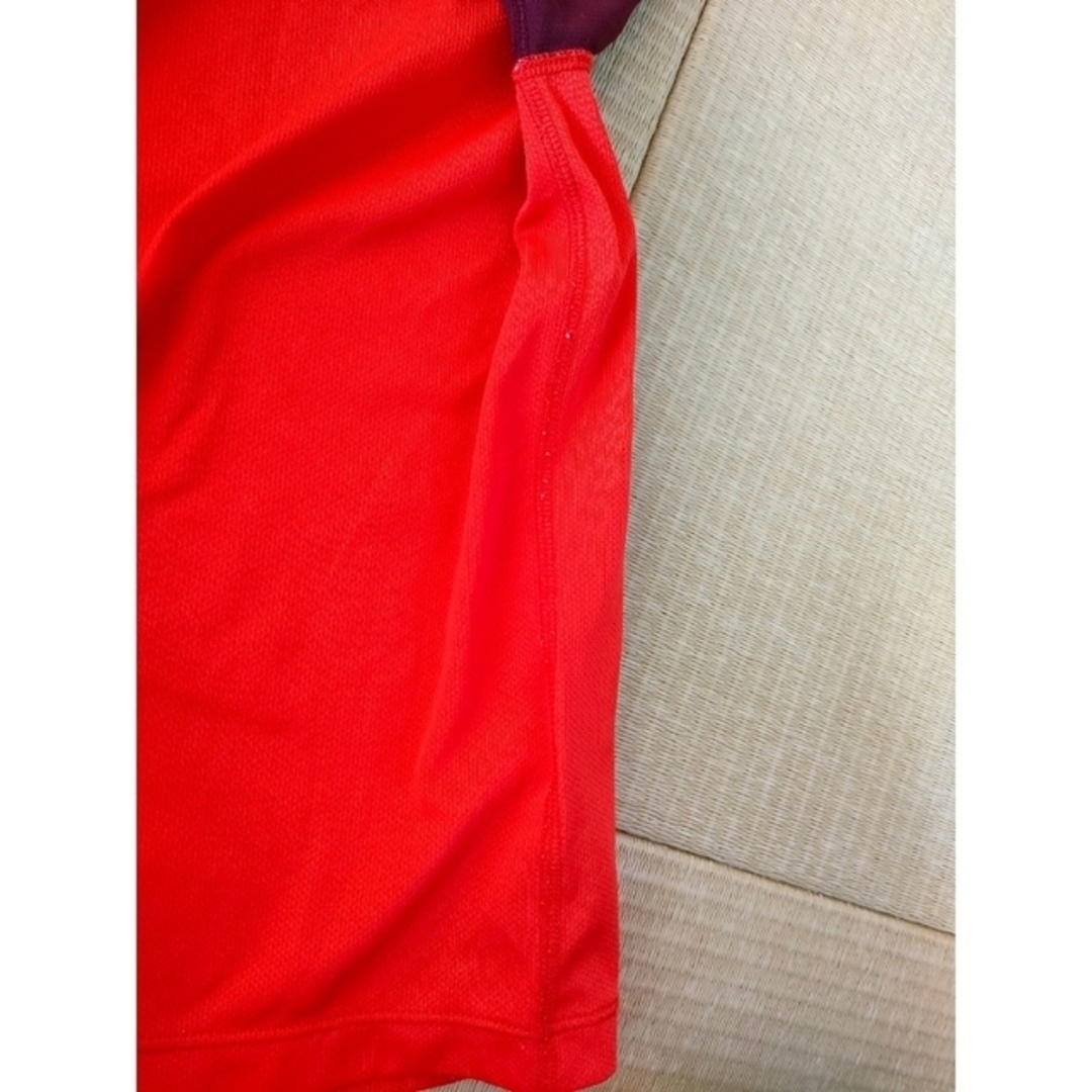 mont bell(モンベル)の※確認用※　モンベル　クールライト　半袖Tシャツ　110cm　赤 キッズ/ベビー/マタニティのキッズ服男の子用(90cm~)(Tシャツ/カットソー)の商品写真