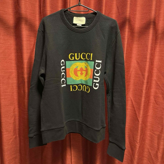 グッチ(Gucci)のグッチ　454569-X5J57 ビンテージロゴ クルーネック　スウェット S(スウェット)