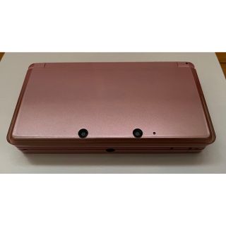 ニンテンドー3DS(ニンテンドー3DS)のニンテンドー3DS ミスティピンク + ゲームソフト3個(携帯用ゲーム機本体)