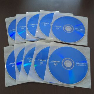 ビクター(Victor)のDVD-RW 10枚セット【中古品】ビクター製(その他)