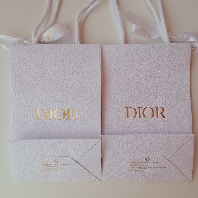 Dior(ディオール)のDior　ショップバッグ　2枚セット レディースのバッグ(ショップ袋)の商品写真