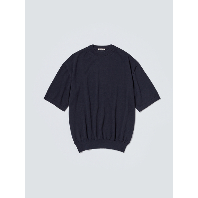 オーラリー 22SS CASHMERE HARD TWIST KNIT TEE5 | フリマアプリ ラクマ