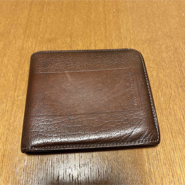Mr.Junko(ミスタージュンコ)のミスタージュンコ　二つ折りレザー財布  ブラウン メンズのファッション小物(折り財布)の商品写真