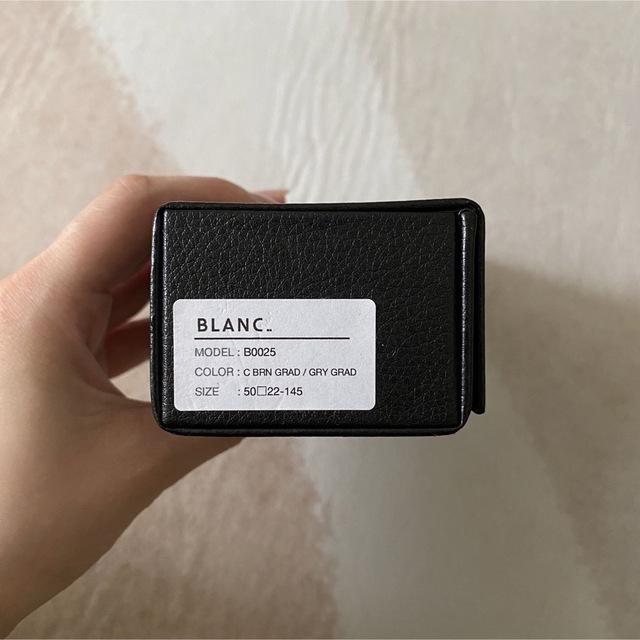 BLANC(ブラン)のBLANC.. クリアサングラス レディースのファッション小物(サングラス/メガネ)の商品写真