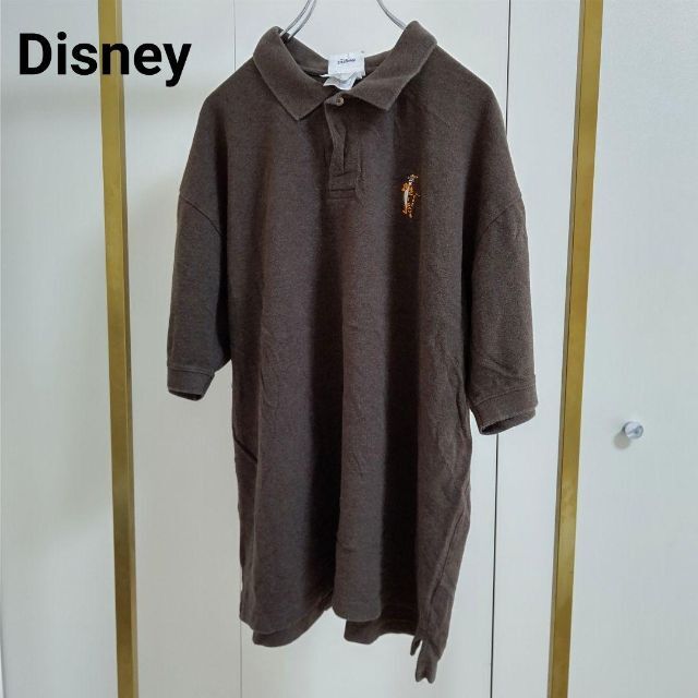 Disney(ディズニー)のDisney(ディズニー）ティガー/L/ブラウン/ポロシャツ メンズのトップス(ポロシャツ)の商品写真