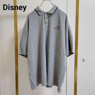 ディズニー(Disney)のDisney(ディズニー）L/グレー/ポロシャツ(ポロシャツ)