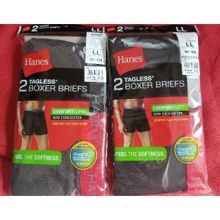 ヘインズ(Hanes)の【新品未使用】Hanes メンズ ボクサー パンツ 前開き 抗菌防臭 下着 LL(ボクサーパンツ)