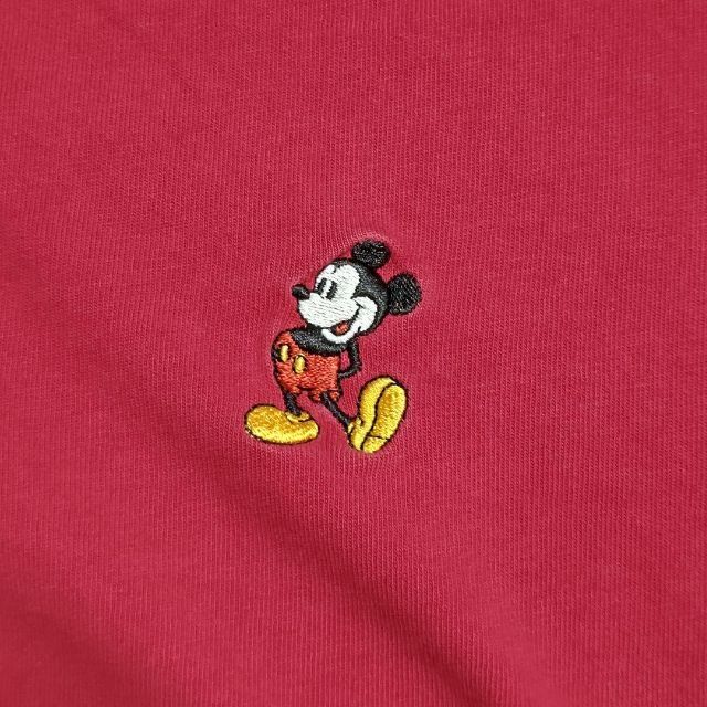 Disney(ディズニー)のDisney(ディズニー）L/レッド/ポロシャツ メンズのトップス(ポロシャツ)の商品写真