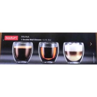 ボダム(bodum)の箱無し　ボダム　ダブルウォールグラス　6個セット(グラス/カップ)