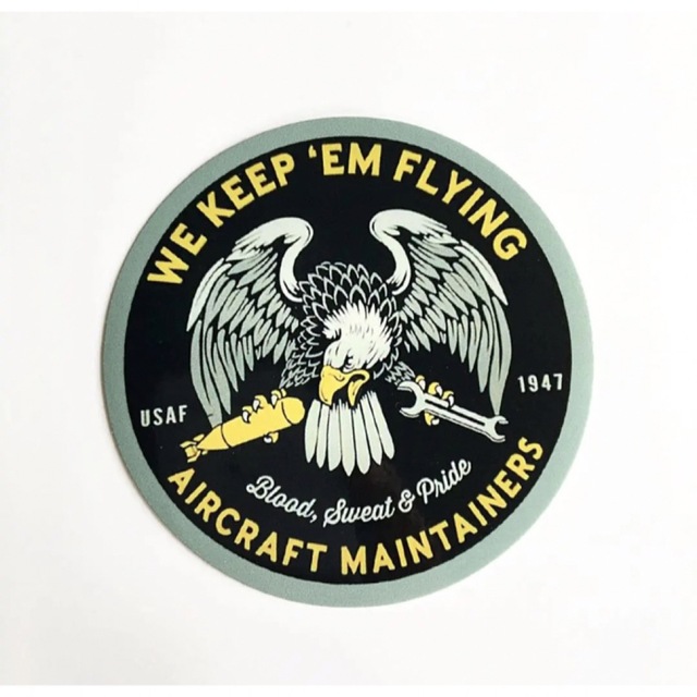 新品 ステッカー 防水ステッカー シール ミリタリー アメリカ空軍 エンタメ/ホビーのミリタリー(個人装備)の商品写真