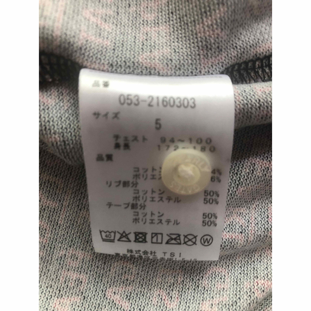 PEARLY GATES - USED美品パーリーゲイツ メゾンロゴ柄ボーダー半袖