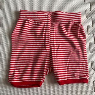 ベビーギャップ(babyGAP)の【未使用】新品未使用♡baby GAPハーフパンツ 短パン　ボーダー　赤　白(パンツ/スパッツ)