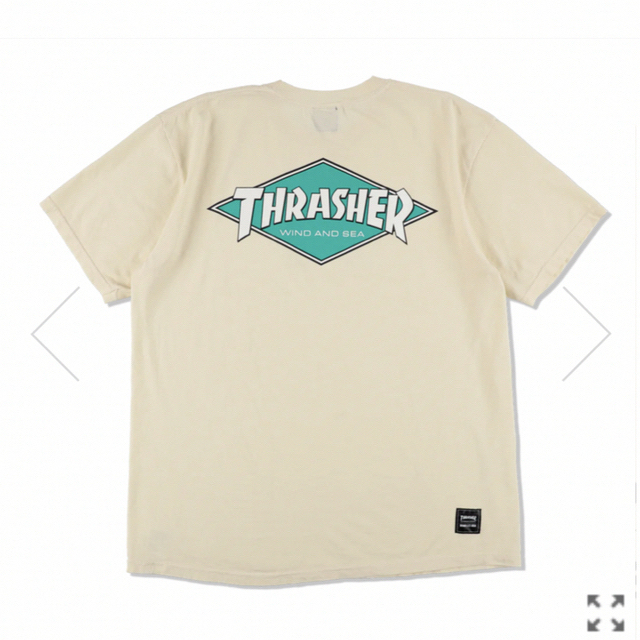 THRASHER windandsea Tシャツ ベージュ ウィンダンシー