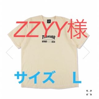 ウィンダンシー(WIND AND SEA)の新品【L】WIND AND SEA ✖️ THRASHERコラボTシャツ(Tシャツ/カットソー(半袖/袖なし))