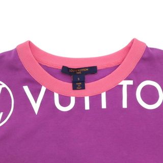 LOUIS VUITTON ワンポイントロゴ クルーネックTシャツ パープル