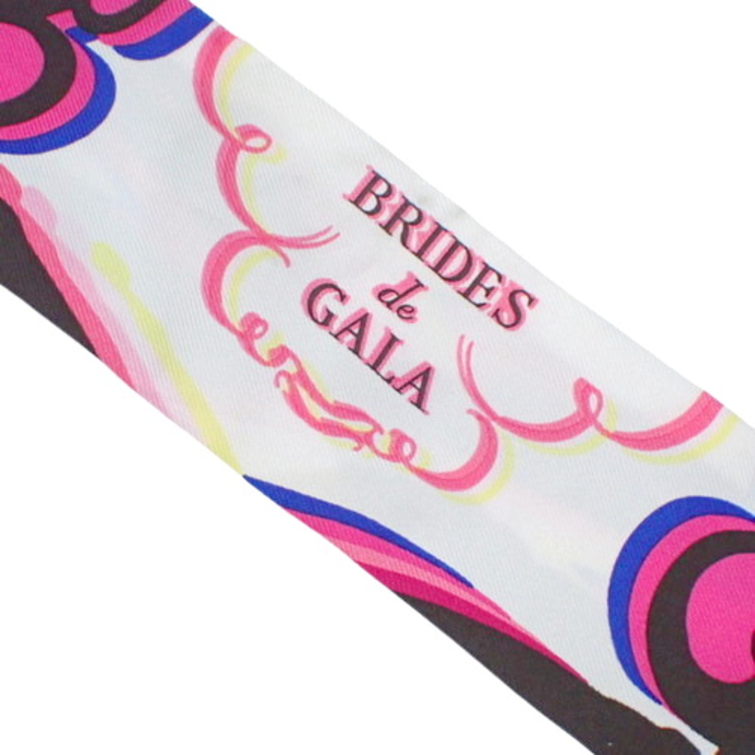 エルメススカーフ BRIDES de GALA 式典用馬勒 ツイリー シルク マルチカラー ピンク桃 40802057547