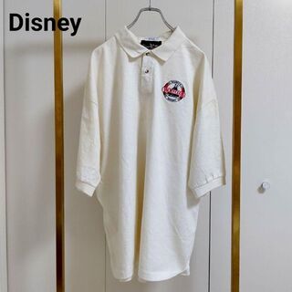 ディズニー(Disney)のDisney(ディズニー）XXL/ホワイト/ポロシャツ(ポロシャツ)