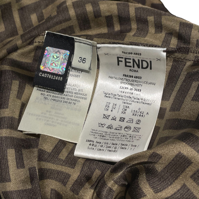 FENDI - フェンディ FENDI FF総柄 バミューダパンツ 20SS レディ【中古 ...