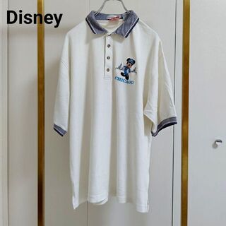 ディズニー(Disney)のDisney/ディズニー/L/ホワイト/ポロシャツ(ポロシャツ)