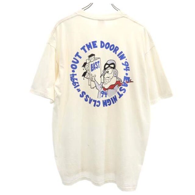 ジャージーズ 90s オールド USA製 バックプリント 半袖 Tシャツ XL 白 JERZEES メンズ 【中古】 【230528】 メール便可 |  フリマアプリ ラクマ