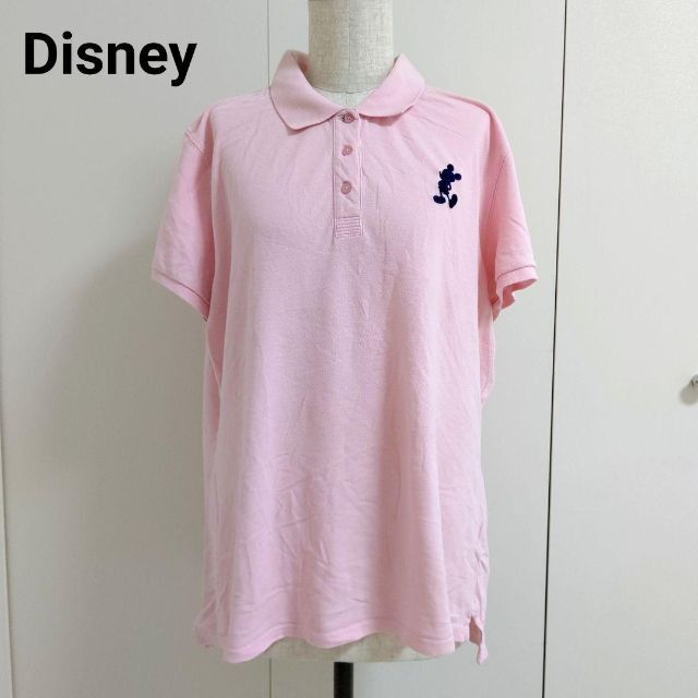 Disney(ディズニー)のDisney/ディズニー/XL/ピンク/ポロシャツ レディースのトップス(ポロシャツ)の商品写真