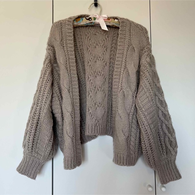 【タグなし未使用品◎】GRL グレイル ケーブルニットカーディガン Mサイズ