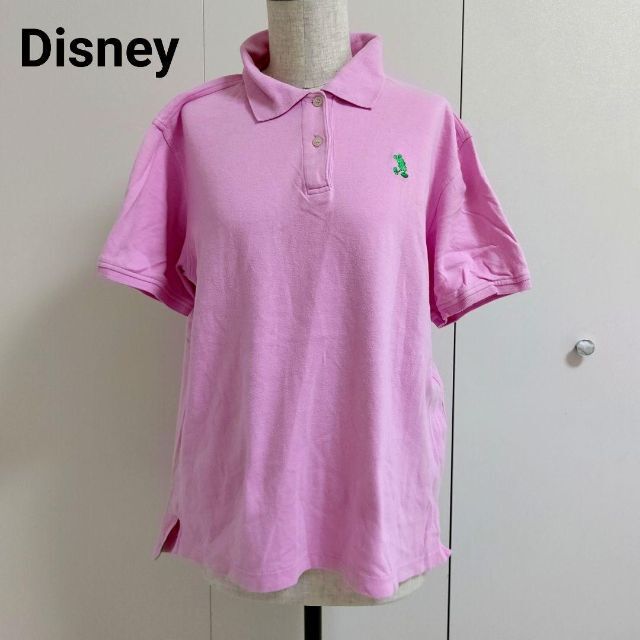 Disney(ディズニー)のDisney/ディズニー/L/ピンク/ポロシャツ レディースのトップス(ポロシャツ)の商品写真