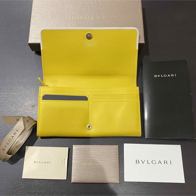 新品 BVLGARI レア品 ブルガリ ブルガリ 280618 長財布 カード箱 