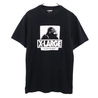 エクストララージ(XLARGE)のエクストララージ ロゴプリント 半袖 Tシャツ M 黒 XLARGE メンズ 【中古】  【230528】 メール便可(Tシャツ/カットソー(半袖/袖なし))