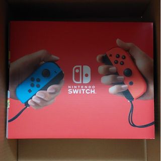 ニンテンドースイッチ(Nintendo Switch)の「Nintendo Switch Joy-Con(L) ネオンブルー/(R) ネ(家庭用ゲーム機本体)