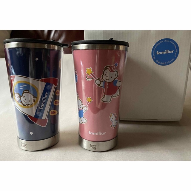 thermo mug(サーモマグ)のサーモマグ　ファミリア　２個セット インテリア/住まい/日用品のキッチン/食器(タンブラー)の商品写真