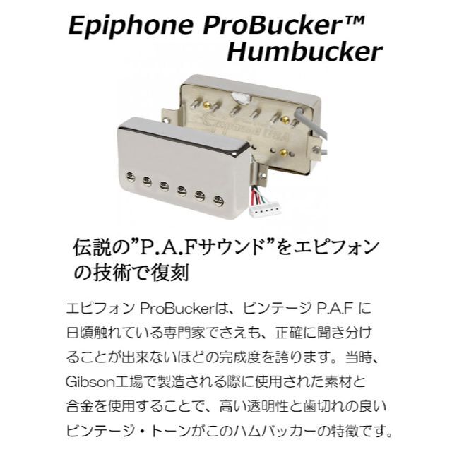 Epiphone - Epiphone ProBucker 2・3ゴールド ＆ 配線済みハーネス ...