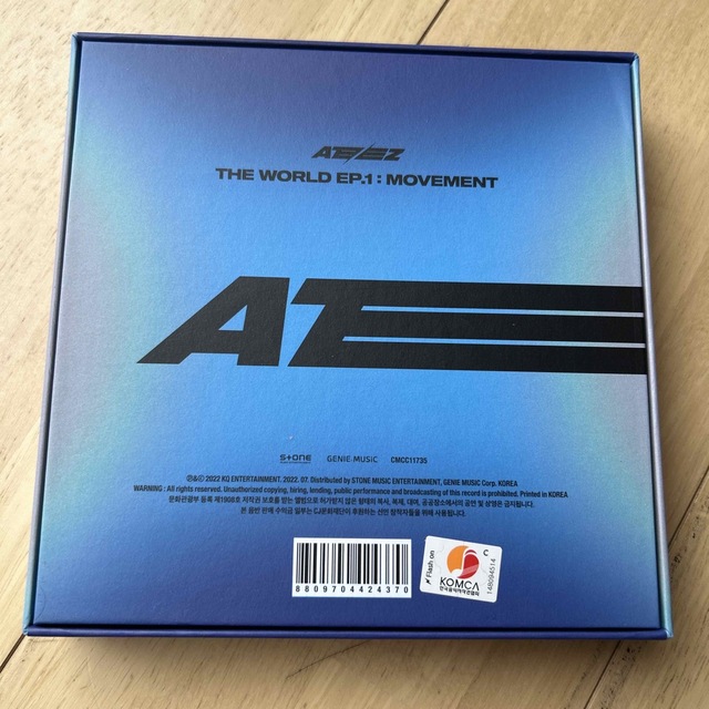 ATEEZ(エイティーズ)のateez the world ep.1  movement アルバム エンタメ/ホビーのCD(K-POP/アジア)の商品写真