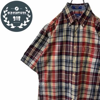 ペンドルトン(PENDLETON)の【PENDLETON】ペンドルトン S/S ボタンダウンシャツ マドラスチェック(シャツ)