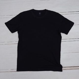 ユニクロ(UNIQLO)の黒無地Tシャツ(Tシャツ/カットソー(半袖/袖なし))