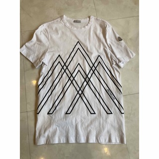 モンクレール(MONCLER)の2021 モンクレール　MONCLER Tシャツ　XSサイズ　ホワイト(Tシャツ/カットソー(半袖/袖なし))