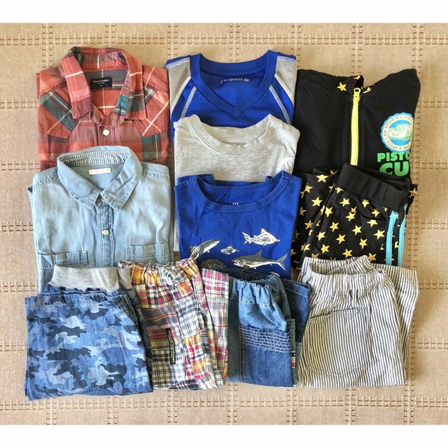 GAP Kids(ギャップキッズ)の130 男の子　夏服　まとめ売り キッズ/ベビー/マタニティのキッズ服男の子用(90cm~)(Tシャツ/カットソー)の商品写真