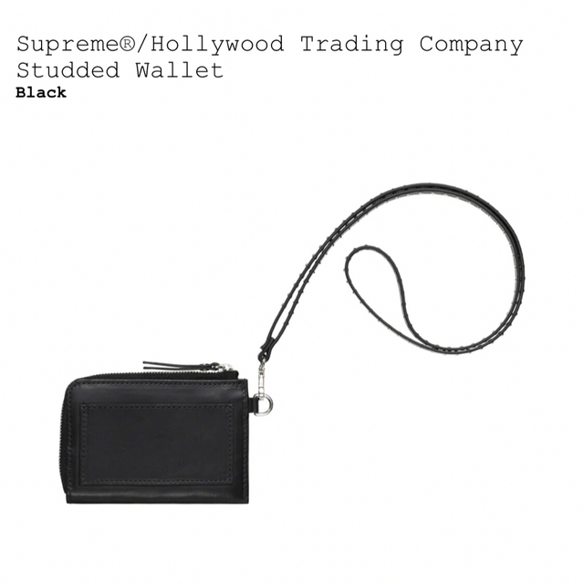 Supreme - Supreme HTC Studded Wallet ブラックの通販 by mktskd's