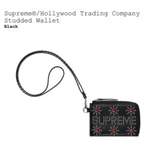 シュプリーム(Supreme)のSupreme  HTC  Studded Wallet ブラック(折り財布)