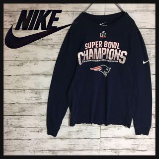 ナイキ(NIKE)の【人気デザイン】ナイキ　長袖プリントTシャツ　NFLペイトリオッツ　F464(Tシャツ/カットソー(七分/長袖))