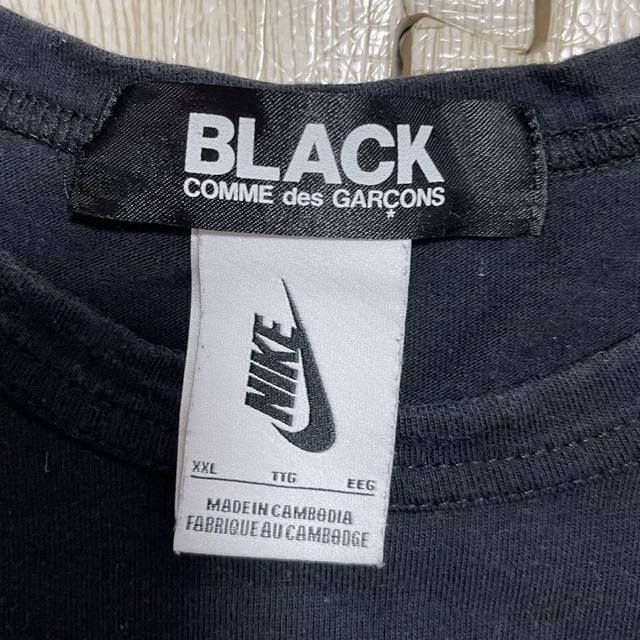 BLACK COMME des GARCONS - NIKE COMME des GARCONS コラボ Tシャツの