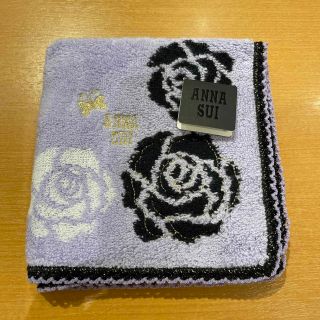 アナスイ(ANNA SUI)のアナスイタオルハンカチパープル(ハンカチ)