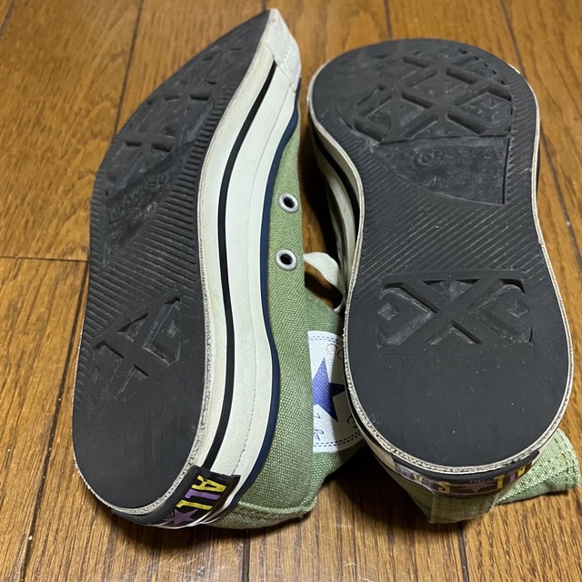 ALL STAR（CONVERSE）(オールスター)のCONVERSE コンバース オールスター グリーン ハイカットスニーカー レディースの靴/シューズ(スニーカー)の商品写真