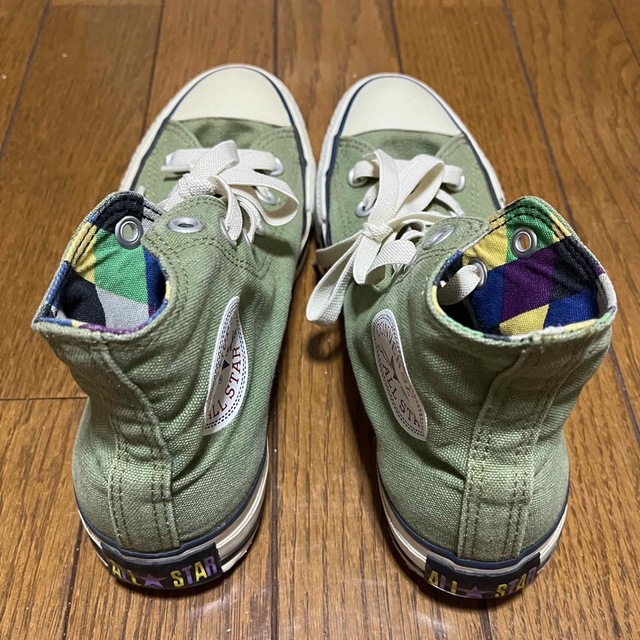 ALL STAR（CONVERSE）(オールスター)のCONVERSE コンバース オールスター グリーン ハイカットスニーカー レディースの靴/シューズ(スニーカー)の商品写真