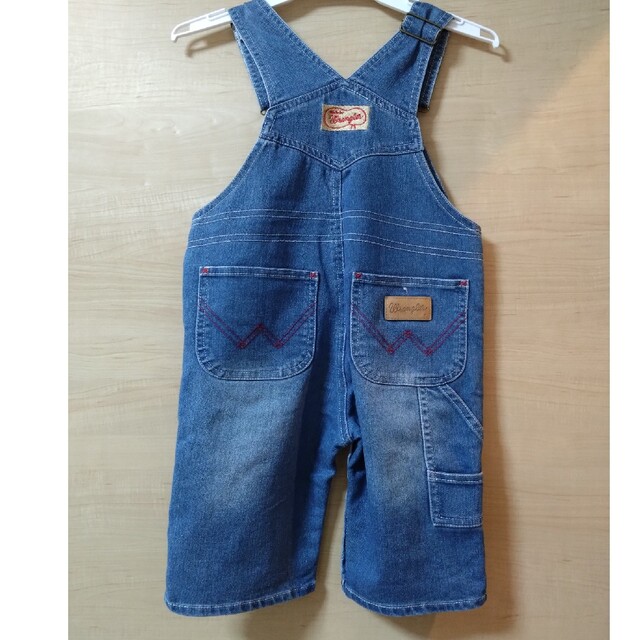 Wrangler(ラングラー)のwranglerデニムサロペット キッズ/ベビー/マタニティのキッズ服男の子用(90cm~)(パンツ/スパッツ)の商品写真